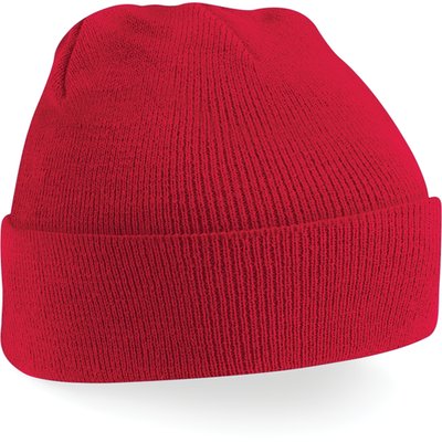 Gorro borde vuelto Classic Red