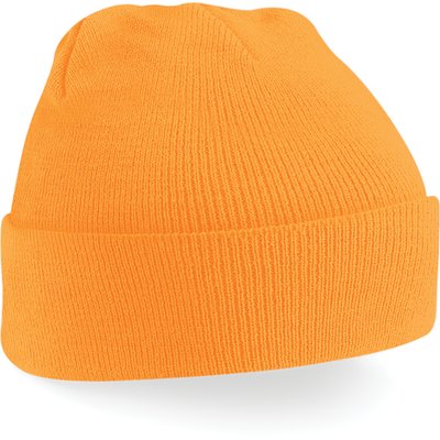 Gorro borde vuelto Fluorescent Orange