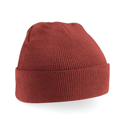 Gorro borde vuelto Orange rust