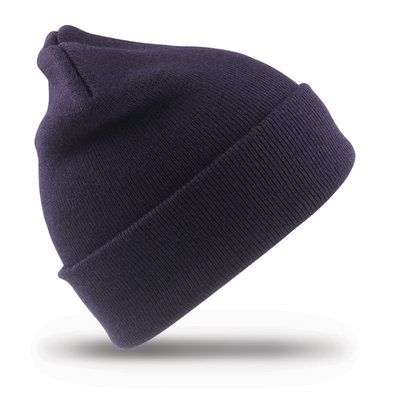 Gorro con bordes doblados Doble grosor Navy