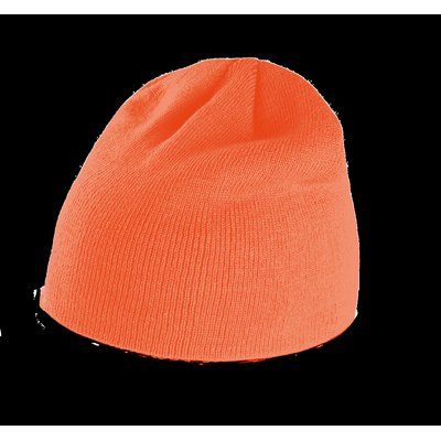 Gorro cálido y suave Fluorescent Orange