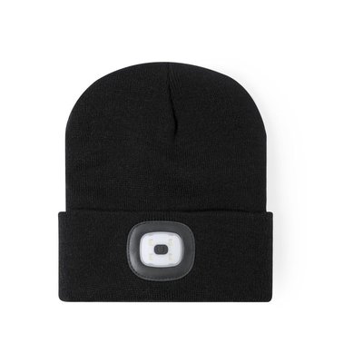 Gorro Deportivo con 4 LED Negro