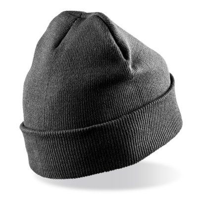 Gorro de doble punto para estampar Grey