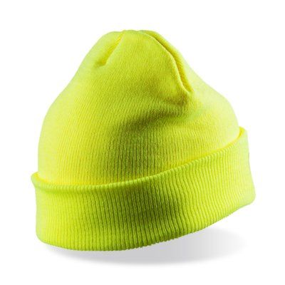 Gorro de doble punto para estampar Yellow