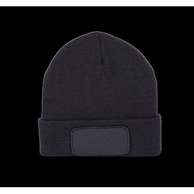 Gorro con forro polar y parche Navy