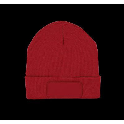 Gorro con forro polar y parche Red