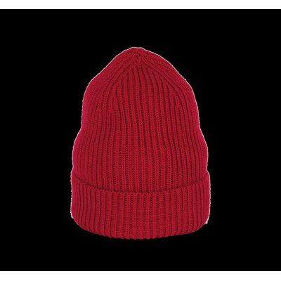 Gorro de lana merina Rojo