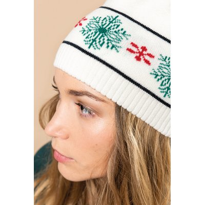 Gorro navideño con pompón