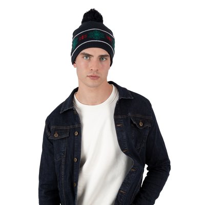 Gorro navideño con pompón