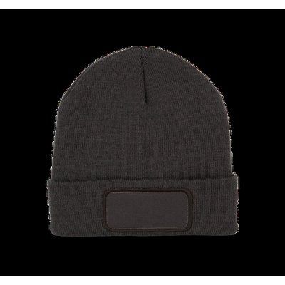 Gorro con parche y forro polar DARK GREY