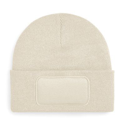 Gorro con parche frontal Almond