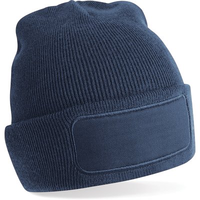 Gorro con parche frontal Azul