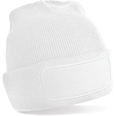 Gorro con parche frontal Blanco