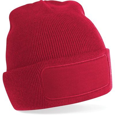 Gorro con parche frontal Classic Red