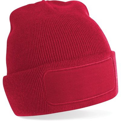 Gorro con parche frontal Rojo