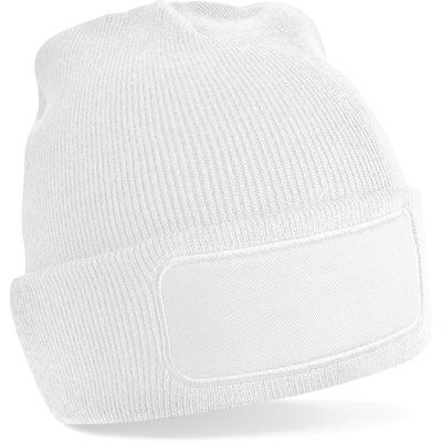 Gorro con parche frontal White