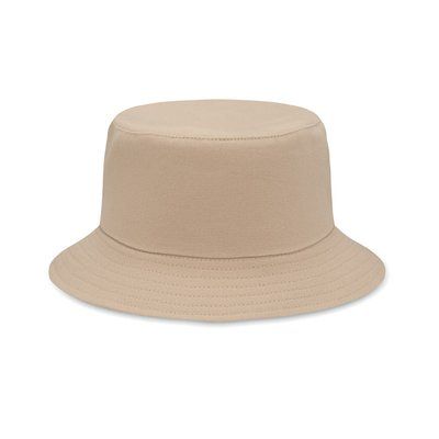 Gorro Playa Algodón Talla Única Ø15cm Caqui