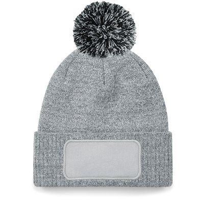 Gorro con pompón bicolor Heather Grey / Black