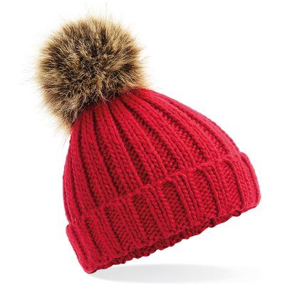 Gorro con Pompón Extraíble Classic Red