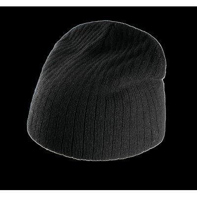 Gorro de punto acanalado 100% acrílico Black