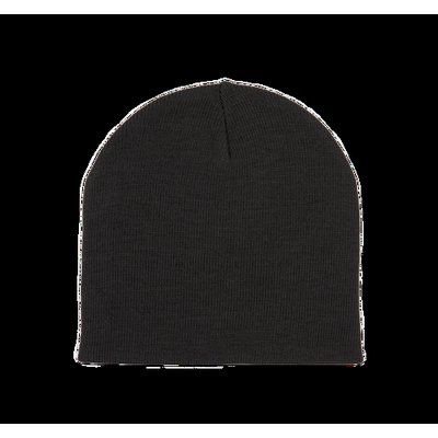 Gorro de punto fino reciclado Black