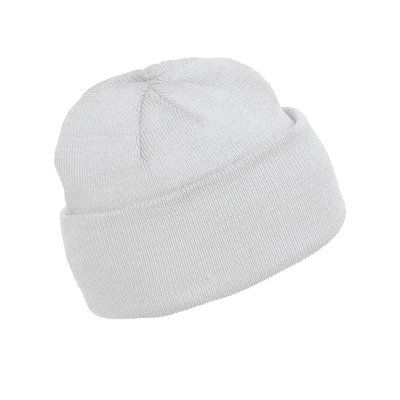 Gorro de punto unisex White