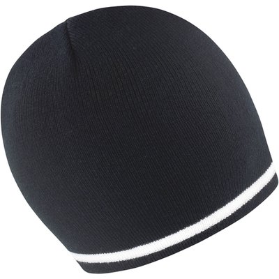 Gorro a rayas Black / White