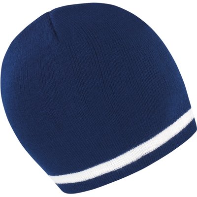 Gorro a rayas Navy / White