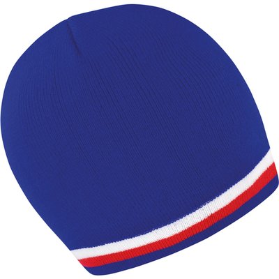 Gorro a rayas Royal Blue / White / Red