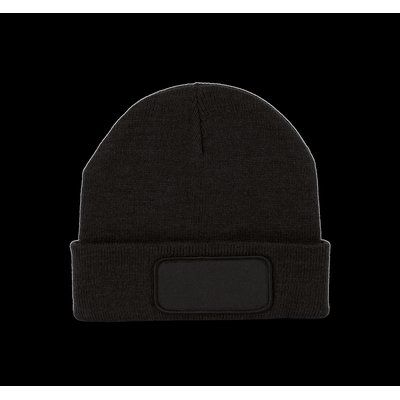 Gorro reciclado con parche Black