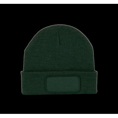 Gorro reciclado con parche Forest Green