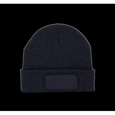 Gorro reciclado con parche Navy