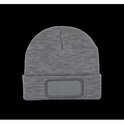 Gorro reciclado con parche Oxford Grey