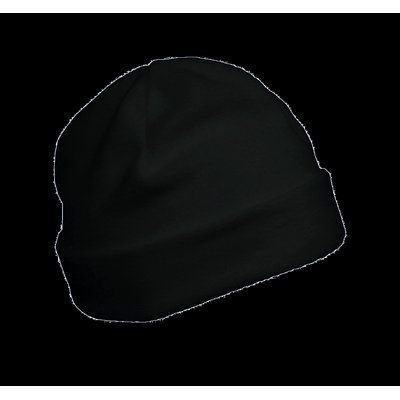 Gorro de tejido micropolar Black 51 cm