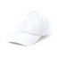 Gorra rejilla de 5 paneles con cierre de botones Blanco