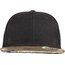 Gorra con Visera Plana y Ojales Black / Gold