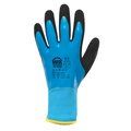 Guantes latex contra el frío Azul 7