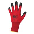 Guantes de poliamida y elastano para materiales ligeros Rojo 12