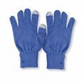 Guantes Poliéster con Dedos Táctiles Azul