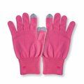 Guantes Poliéster con Dedos Táctiles Fucsia