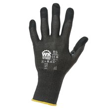 Guantes de protección contra cortes Negro 7