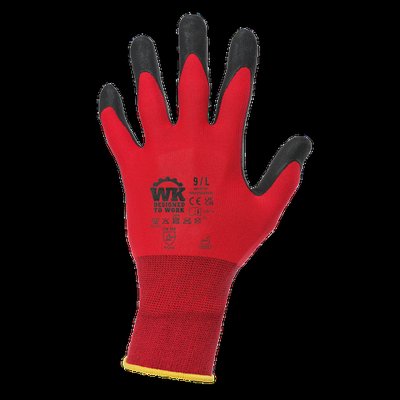 Guantes de poliamida y elastano para materiales ligeros Red 6