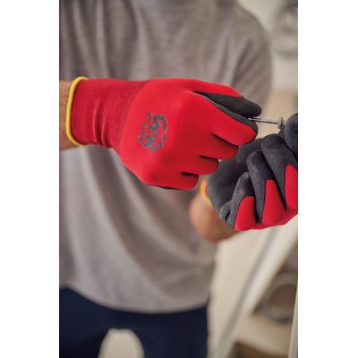 Guantes de poliamida y elastano para materiales ligeros