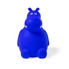 Hucha PVC de diseño hipopótamo Azul