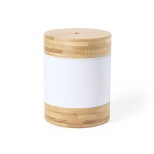 Humidificador de bambú con luz LED