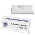 Identificador 7cm con Imperdible y Pinza