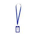 Identificador Lanyard de Poliéster Azul