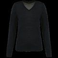 Jersey de lana merina mujer Black XL