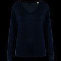 Jersey mujer cuello pico Navy Blue XS