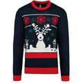 Jersey de punto de Navidad unisex Night Navy S